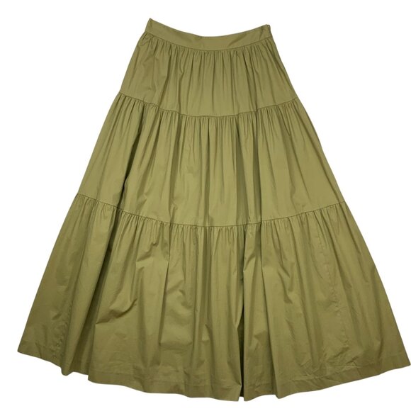 Staud Sea Midi Skirt 4 Tiered Cottagecore - Picture 11 of 11